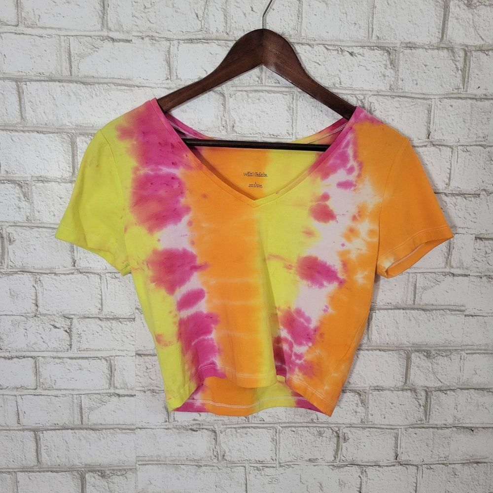 Wild Fable tye-dye crop tee‎
